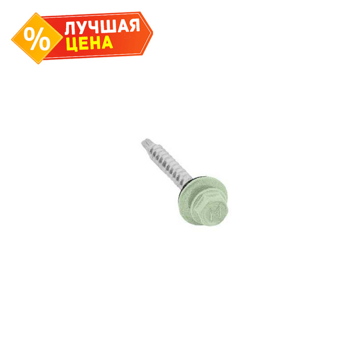 Саморез кровельный Daxmer 4.8х29 RAL 6019 (250) сверло №1