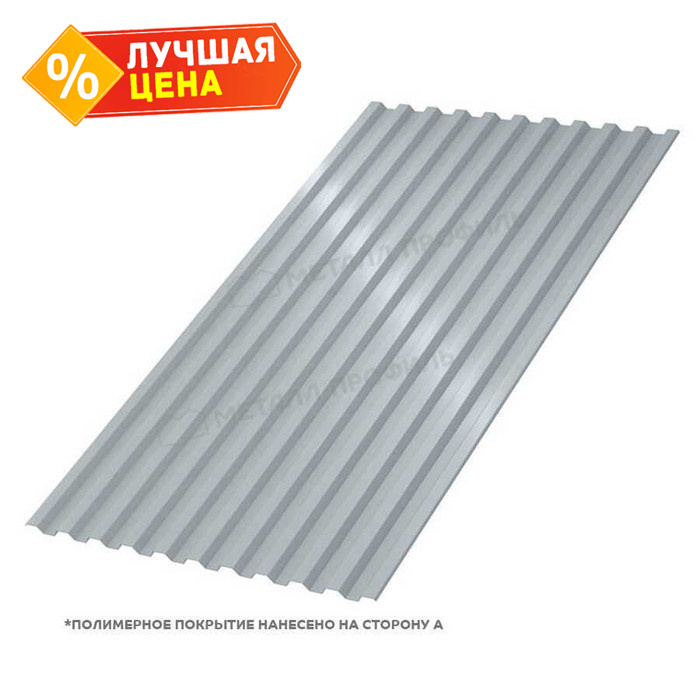 Профлист Металл Профиль С-21 0,65 Полиэстер RAL 7004 Серый