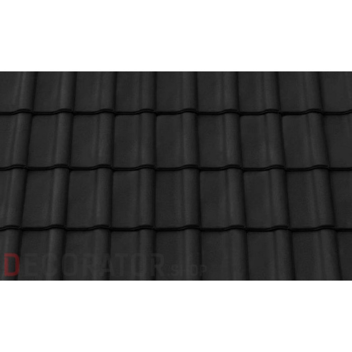 Керамическая черепица рядовая TONDACH Sulm antracite engobe